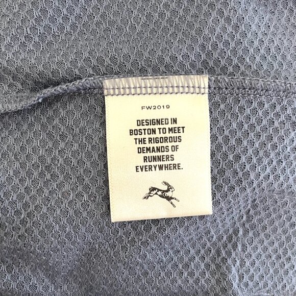 Tracksmith Women's Fells Henley Blue Gray - Picture 4 of 7